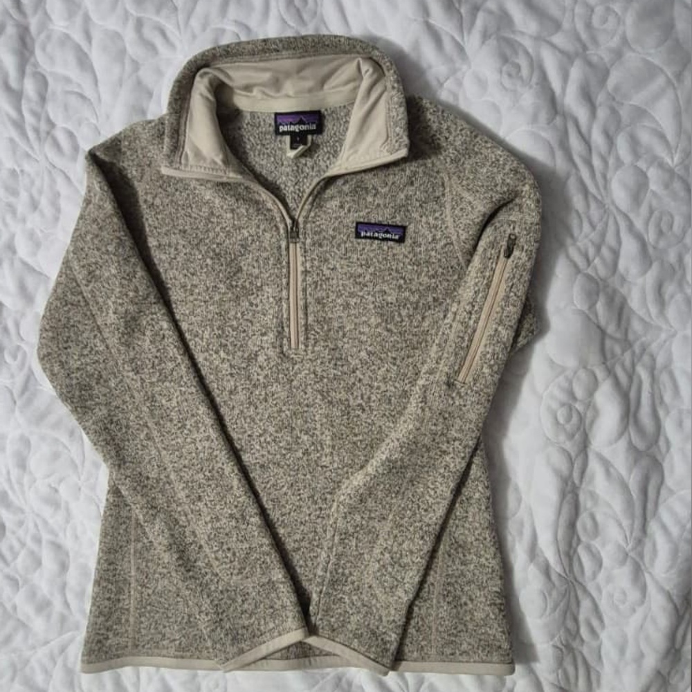 Patagonia Tan Fleece Vest